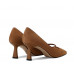 Nubucked leather Mary Jane pumps Nubucked leather Mary Jane pumps
