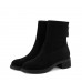 Short tube all-match fashion medium chunky heel ankle boots Short tube all-match fashion medium chunky heel ankle boots