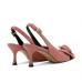 Camellia Lambskin Backspace Pink Sandals Camellia Lambskin Backspace Pink Sandals